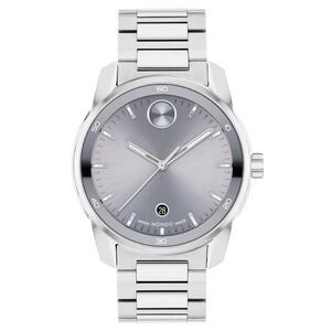 Movado Men's Bold Verso Grey Dial Watch - 3601204